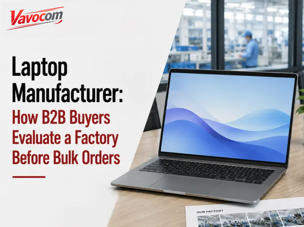 Laptop Manufacturer: How B2B Buyers Evaluate a Factory Before Bulk Orders